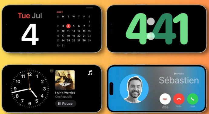 金昌苹果手机维修分享iOS17横屏充电待机显示有什么好处 