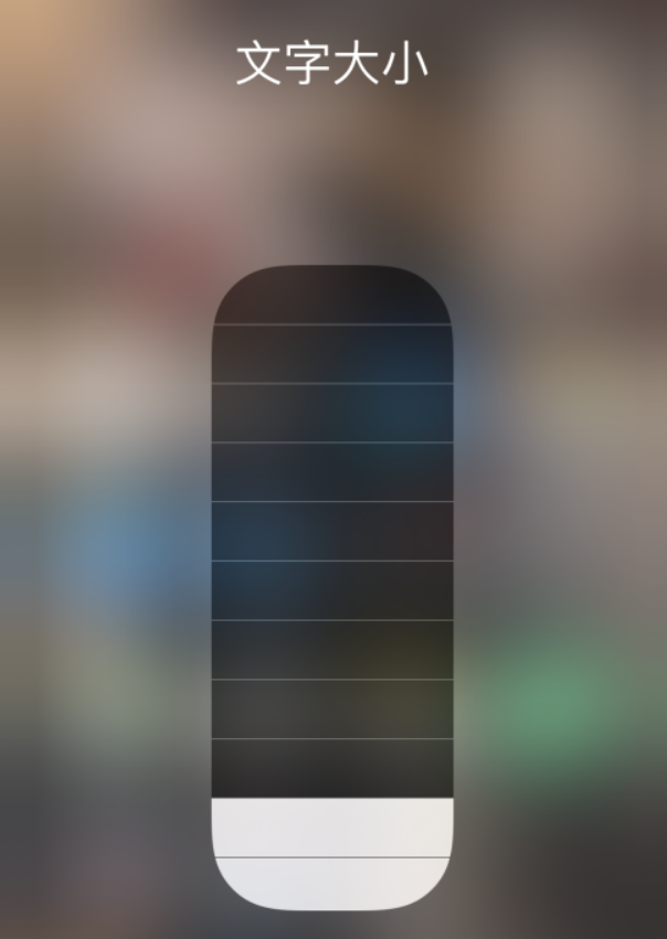 金昌苹果手机维修分享小技巧：在 iPhone 控制中心快速调节字体大小 